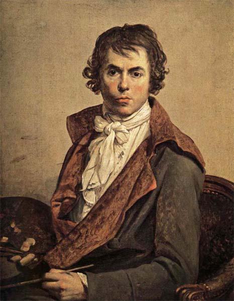 Jacques-Louis David Self-Portrait oil painting image